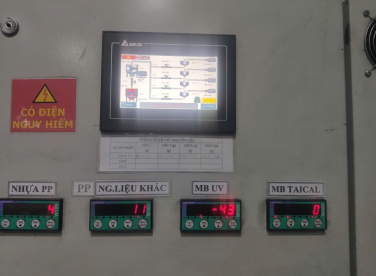 Dự án cân trộn nhựa