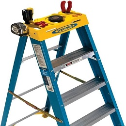 8FT TYPE I FIBERGLASS STEP LADDER 6008