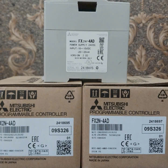 Module Mitsubishi FX2N-4AD (4 ng&otilde; v&agrave;o)
